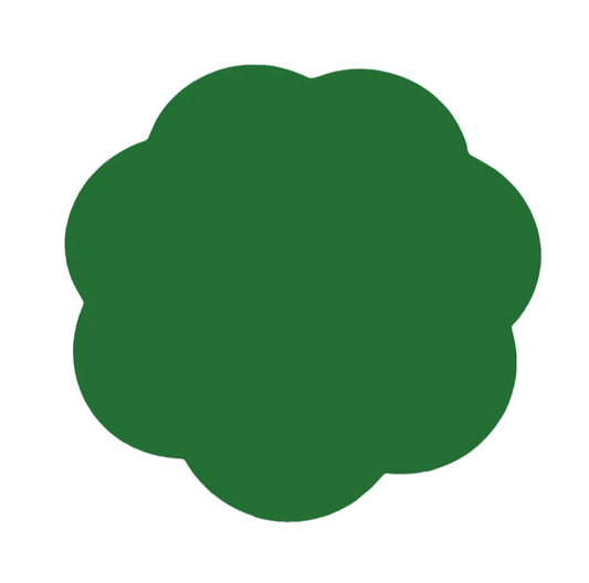 Leaf Green Lacquer Placemats, Set of 4