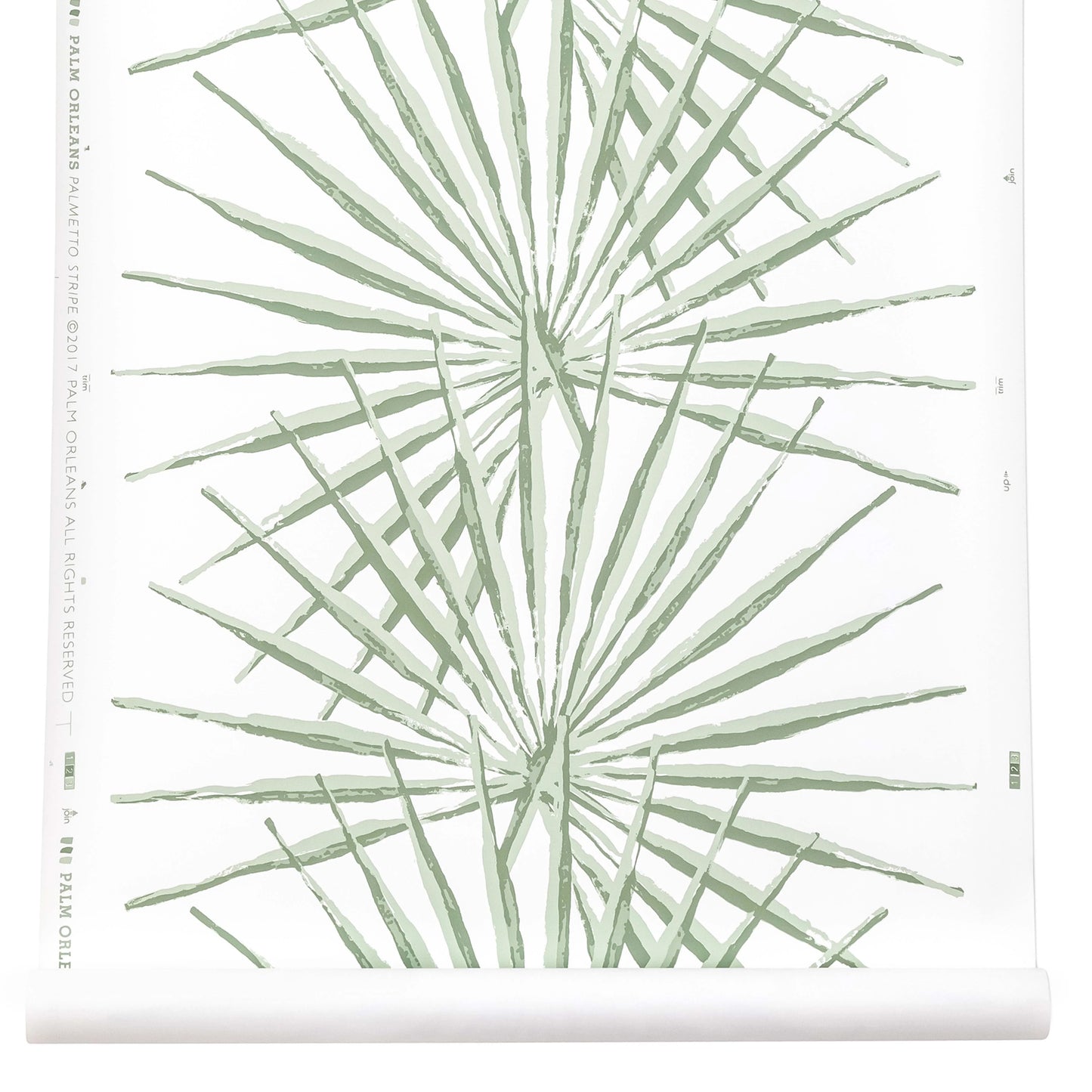 Palmetto Stripe Wallpaper