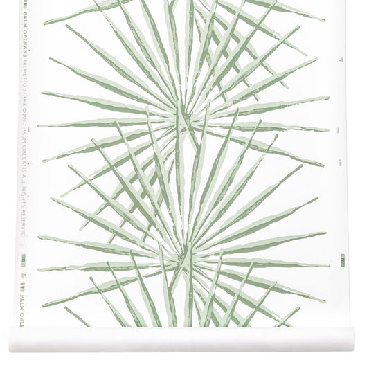 Palmetto Stripe Wallpaper