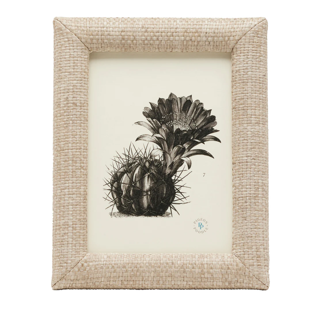 Belem Ash  Frame 5 x 7  Raffia