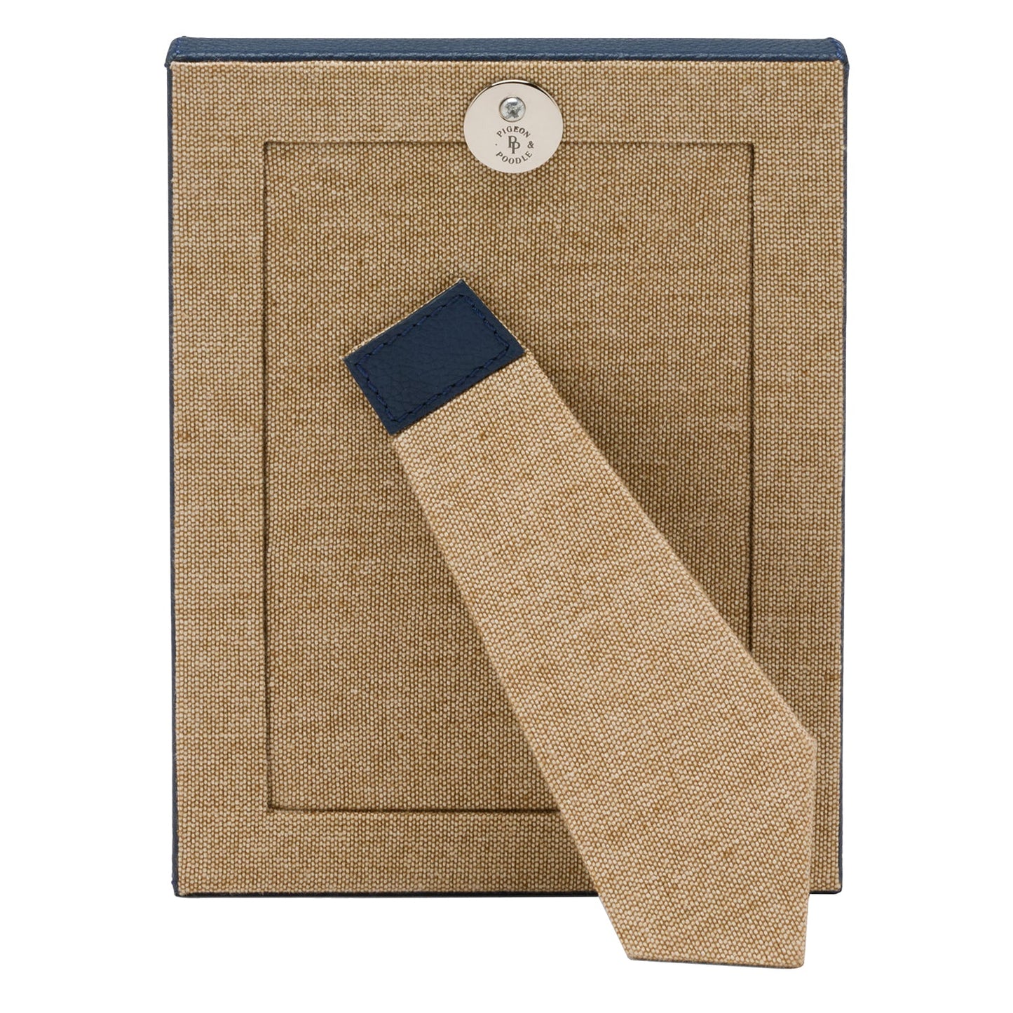 Eton Navy Frame 5 x 7 Full Grain Leather