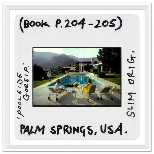 Slim Aarons "Poolside Gossip" Slide