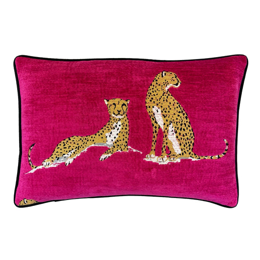 Tabbytha Hot Pink - 14" x 21"  Pillow