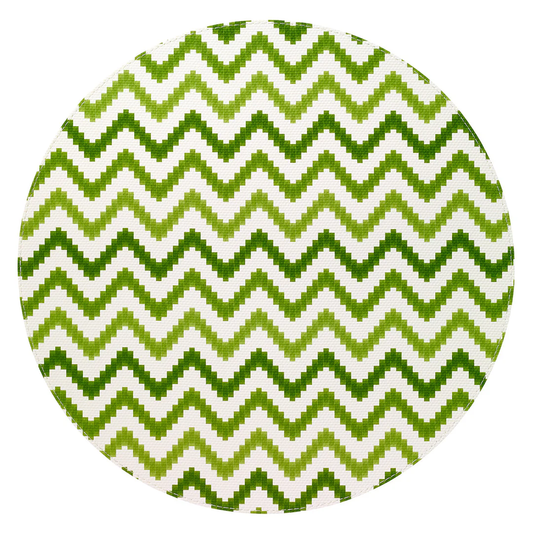 Ripple Grass Round Mat, set of 4