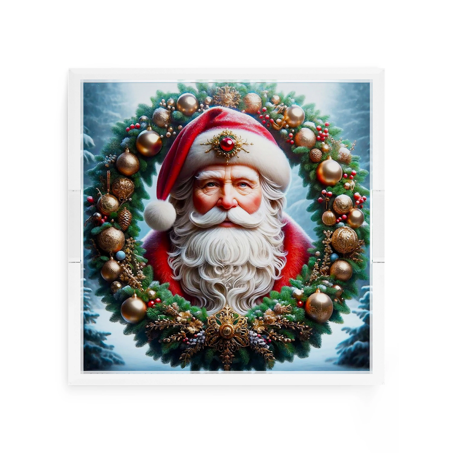 Santa Claus Acrylic Tray
