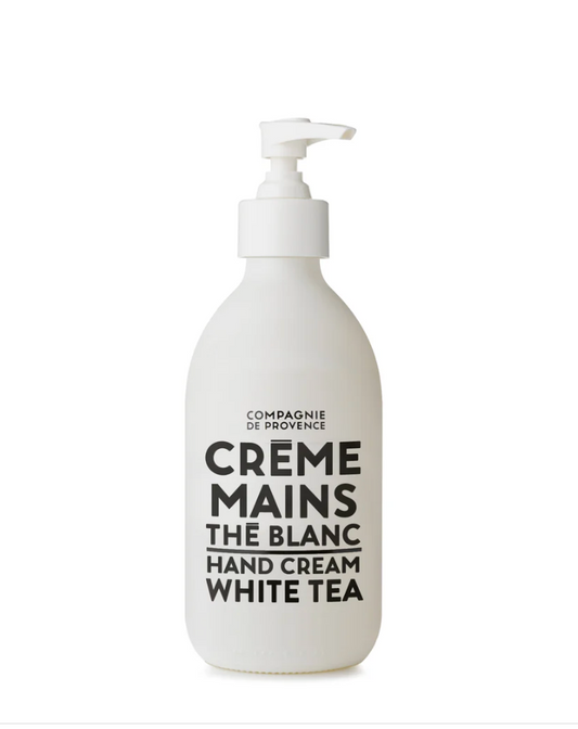 White Tea Hand Cream, 10 oz. Glass