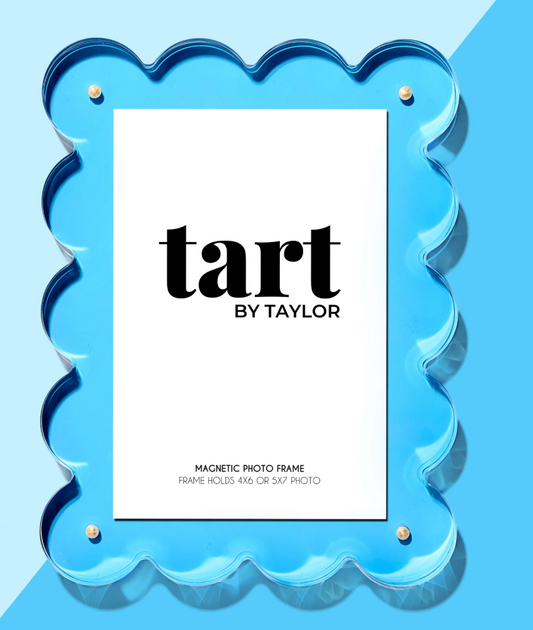 Neon Blue Acrylic Picture Frame