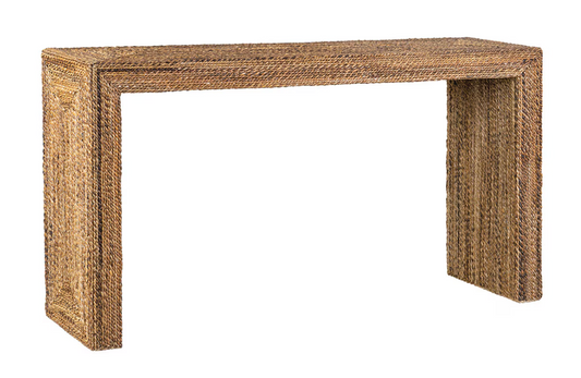Soren Braided Seagrass Console Table