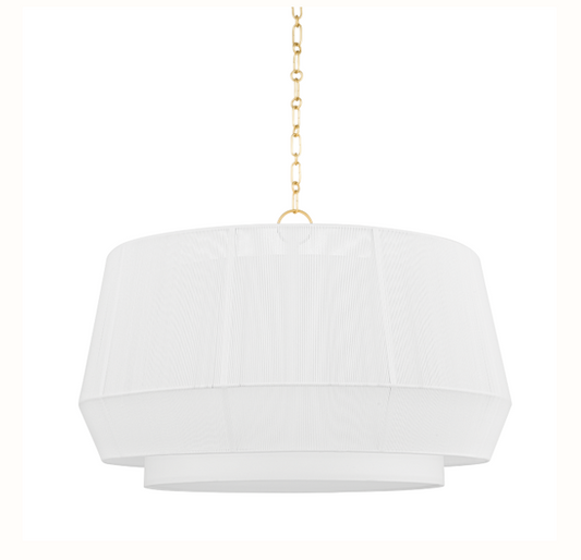 Debi Chandelier - Aged Brass Finish