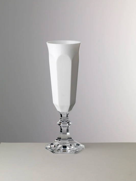 Dolce Vita White Flutes, Set of 2