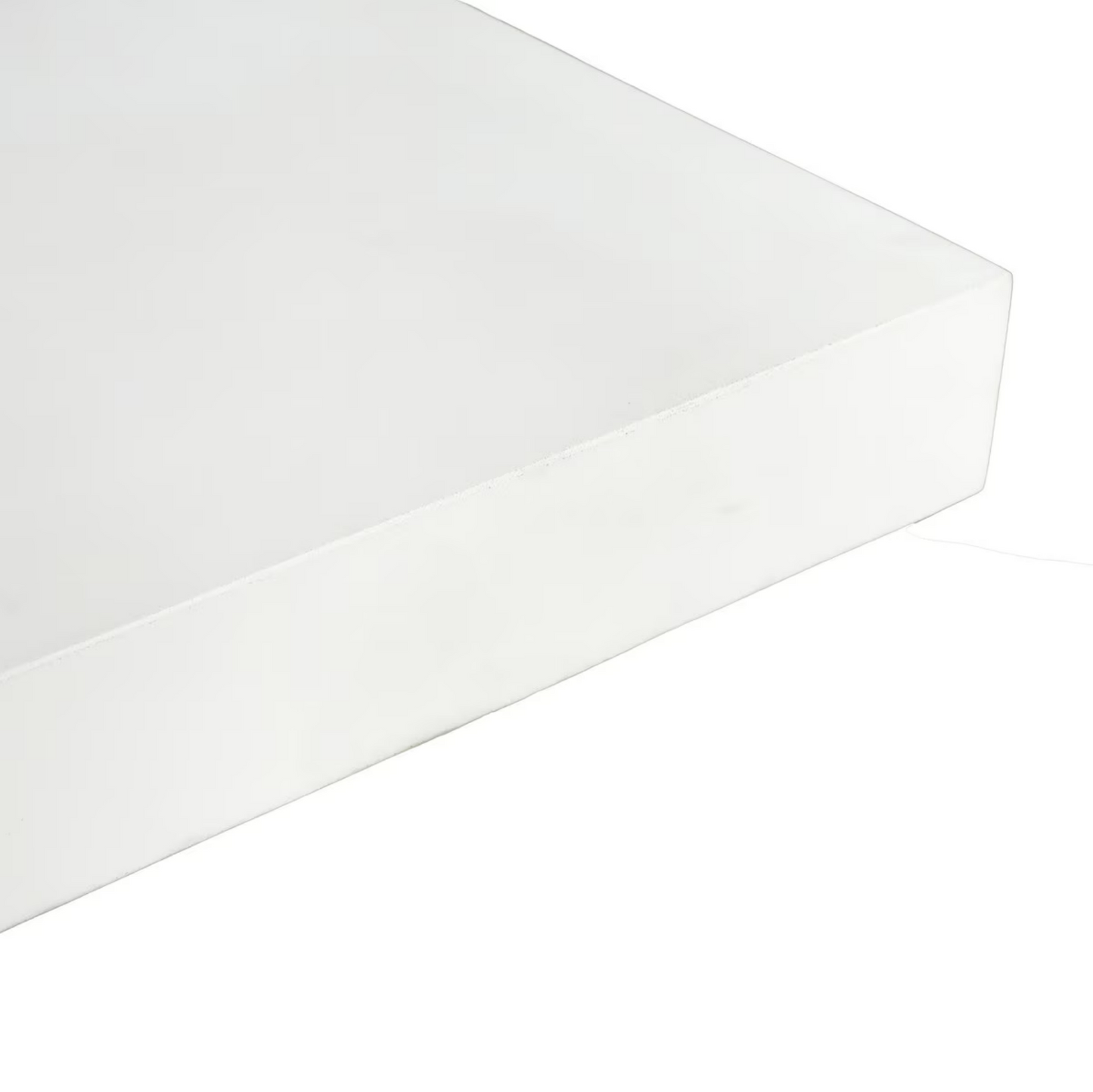 Venus Rectangular Concrete Coffee Table - White