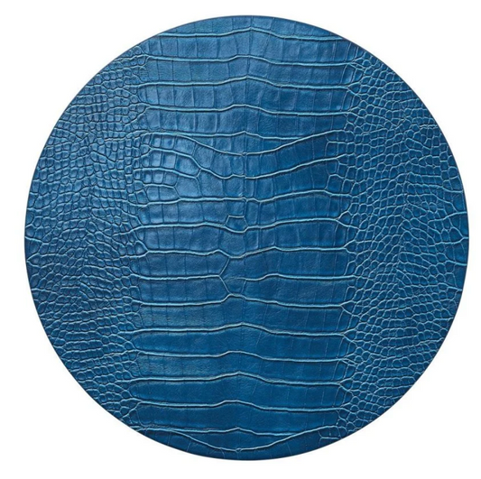 Croco Placemat - Sapphire