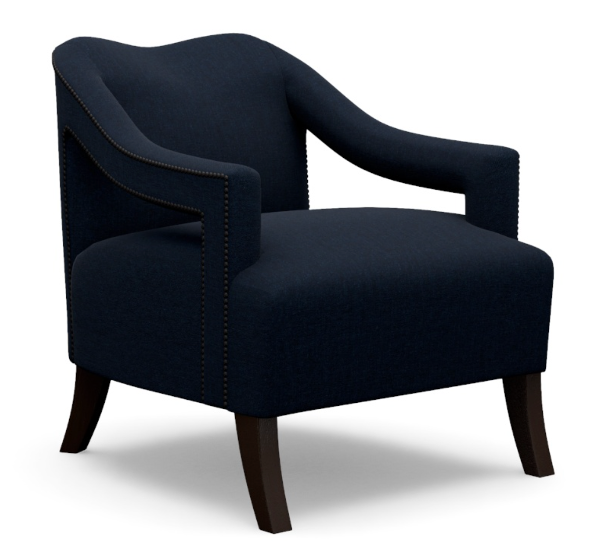 Langham Navy Club Chair