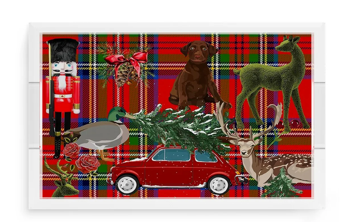Ultimate Christmas Plaid Vanity Tray