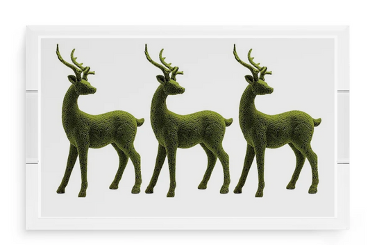 Moss Reindeer Vanity Tray