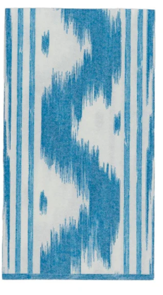 Toile de Nantes Blue-Paper Linen Guest Towel