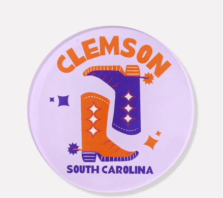 Clemson Kickoff Coasters/ Set of 4