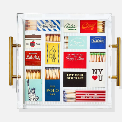 New York Matchbook Large Tray