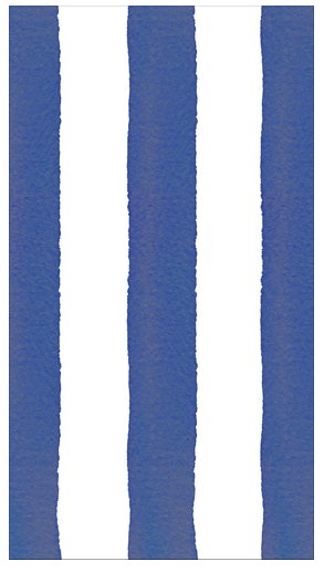Cafe Stripe Navy Paper Linen Guest Towels - Pack of 12