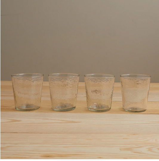 Pebble Glass Tumbler - Short - Set of 4