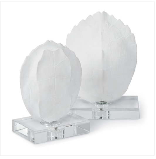 Turtle Shells on Crystal - Set of 2