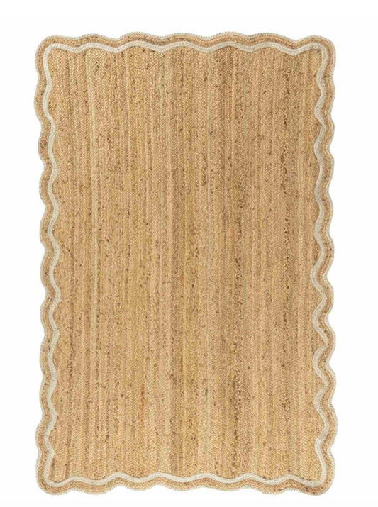 Indoor 2X3 Jute Rug Natural/Ivory