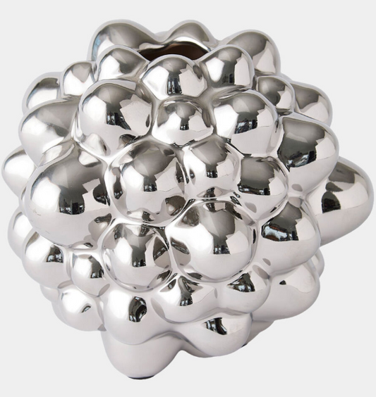 Talula Vase-Bright Silver (Small)
