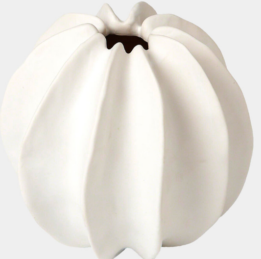 Sea Star Vase-Matte White