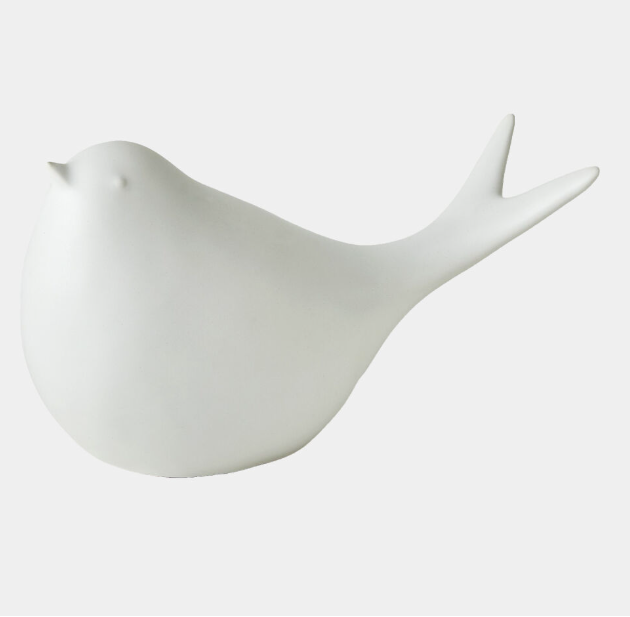 Sated Bird-Matte White