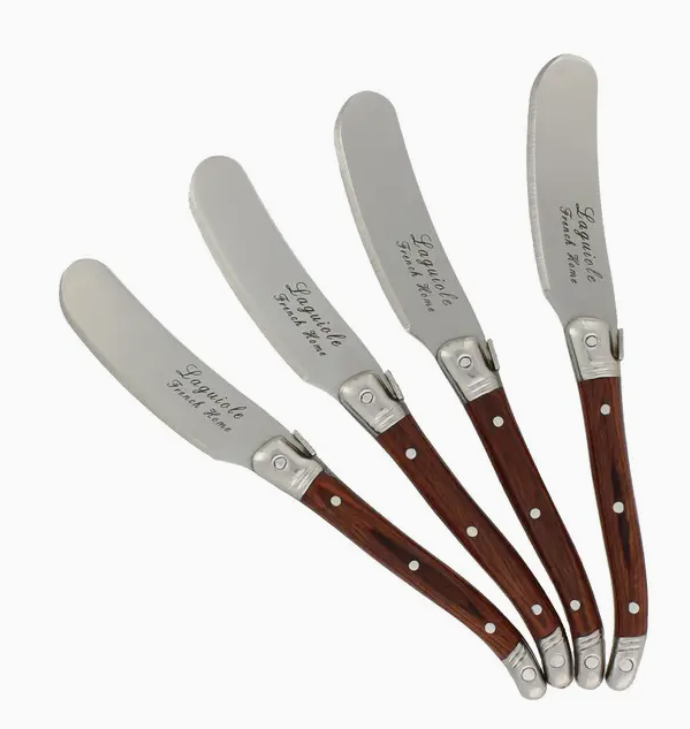 Laguiole 4-pc Spreader Set with Pakkawood Handles