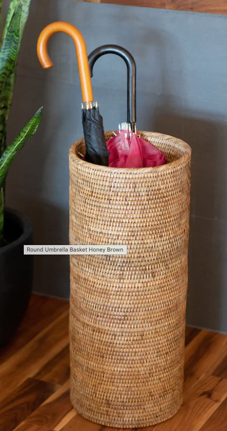 Round Umbrella Basket