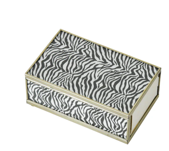Zebra Stripes Matchbox Cover