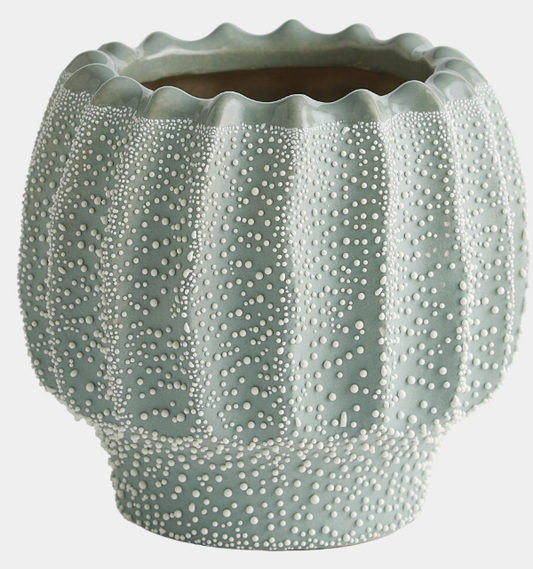 Echinus Vase-Green-Small