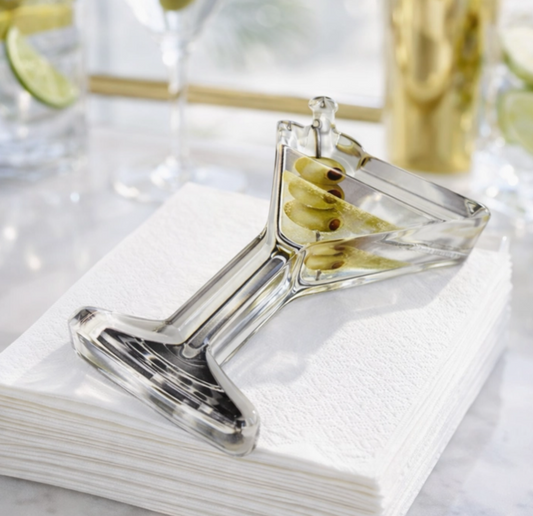 Martini Acrylic Napkin Weight
