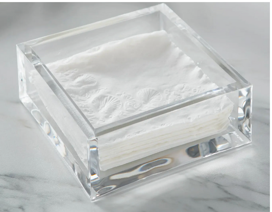 Acrylic Luncheon Napkin Holder, 8" x 8"
