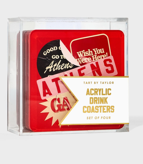 Athens Coasters | Tailgate Collection, Set of 4 Coasters