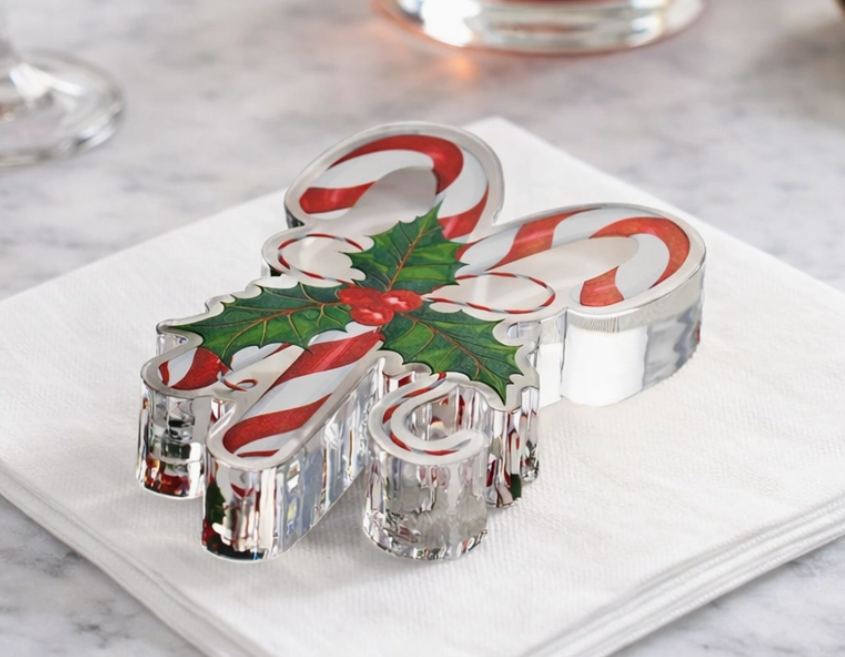 Candy Cane ,Acrylic Napkin Weight