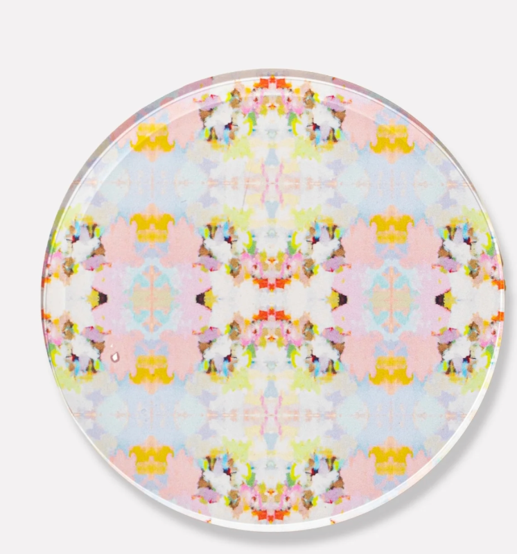 Brooks Avenue Pink Coaster - Set of Four