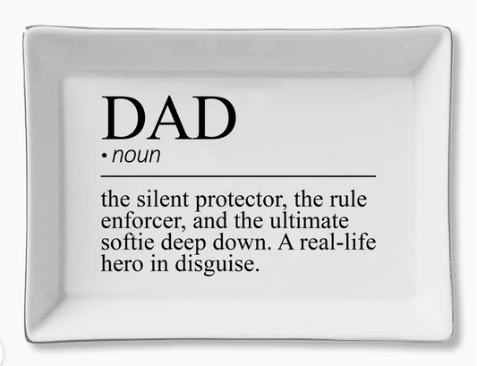 CERAMIC TRAY - Dad