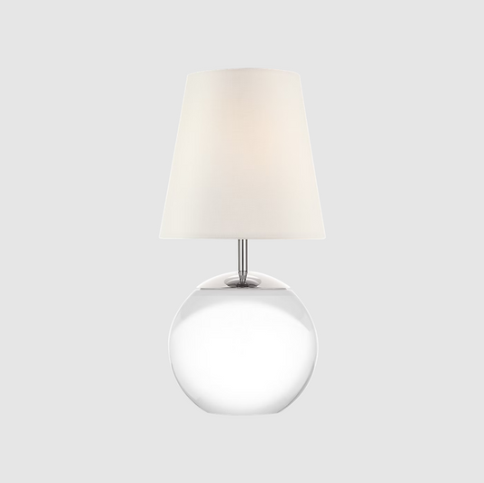 Terri 12' Cordless Accent Lamp in Crystal
