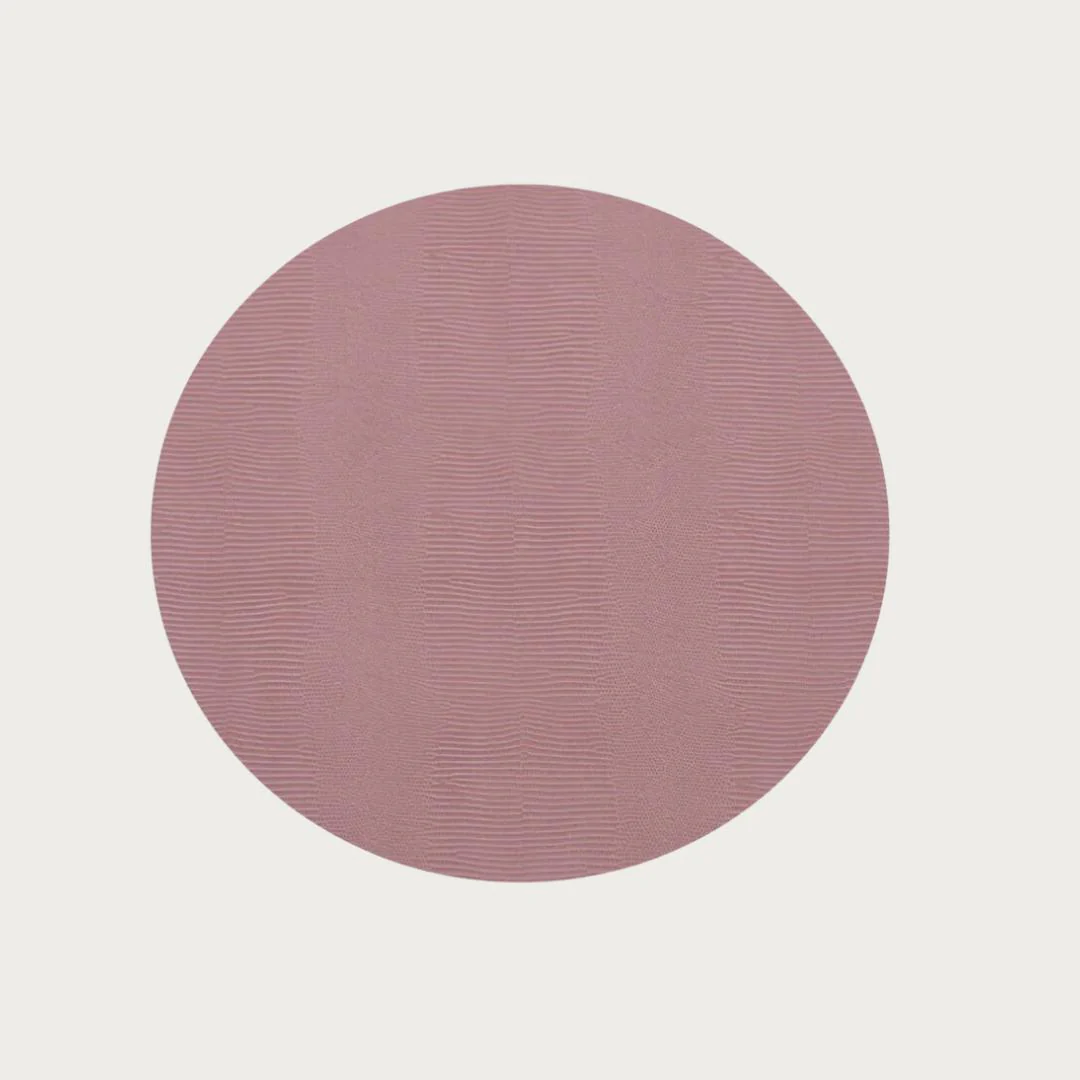 VIDA Snakeskin Reversible Placemats, Gray/Pink Set of 4