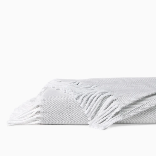 Celine Throw - White/Lunar
