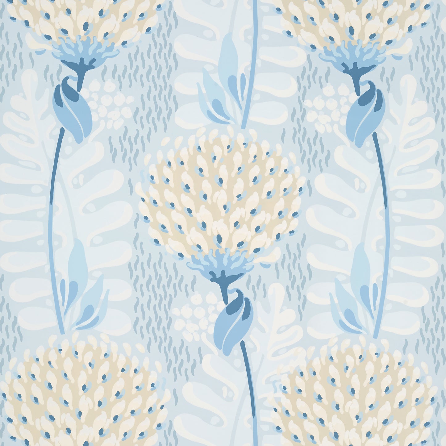 Tiverton Wallpaper / Spa Blue