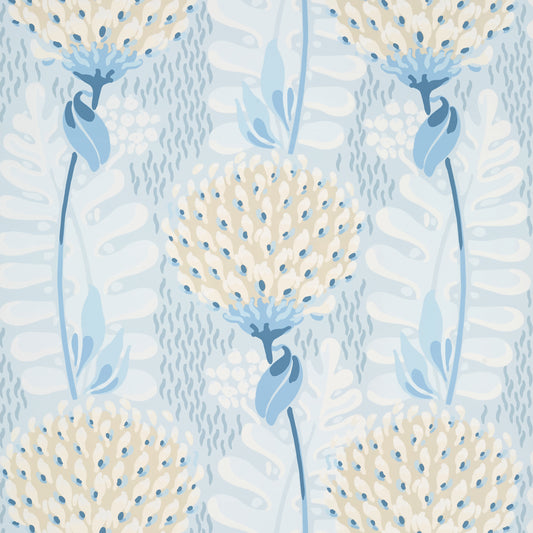 Tiverton Wallpaper / Spa Blue