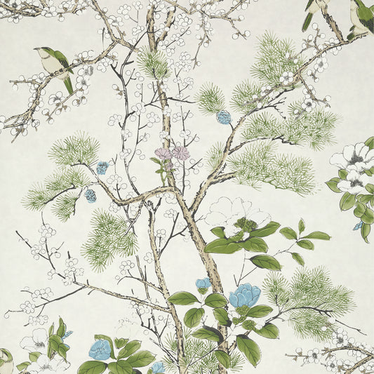KATSURA Wallpaper Cream & Lavender