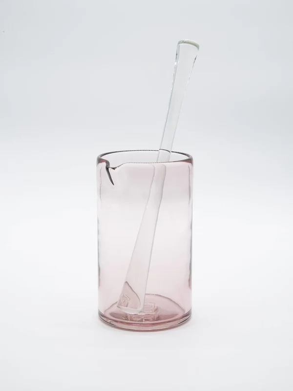 Cocktail Stir Glass - Mauve