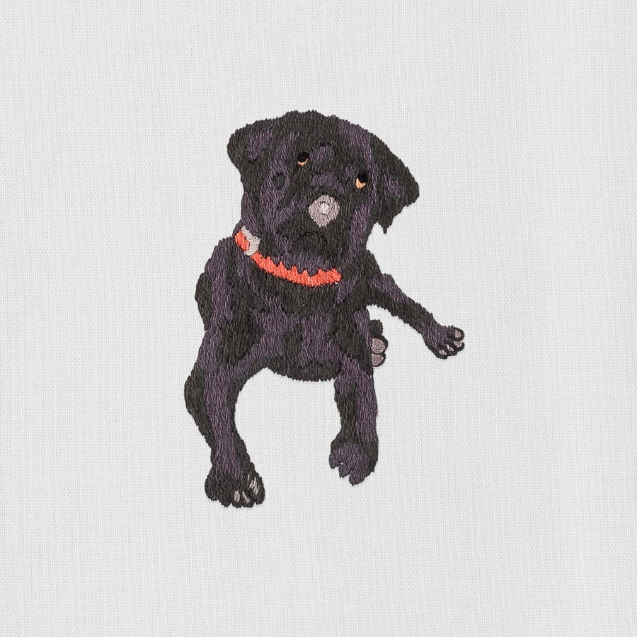 Dog Black Lab Hand Towel