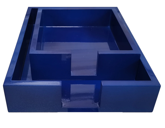 Luxe Lacquer Tray - The Brights Navy