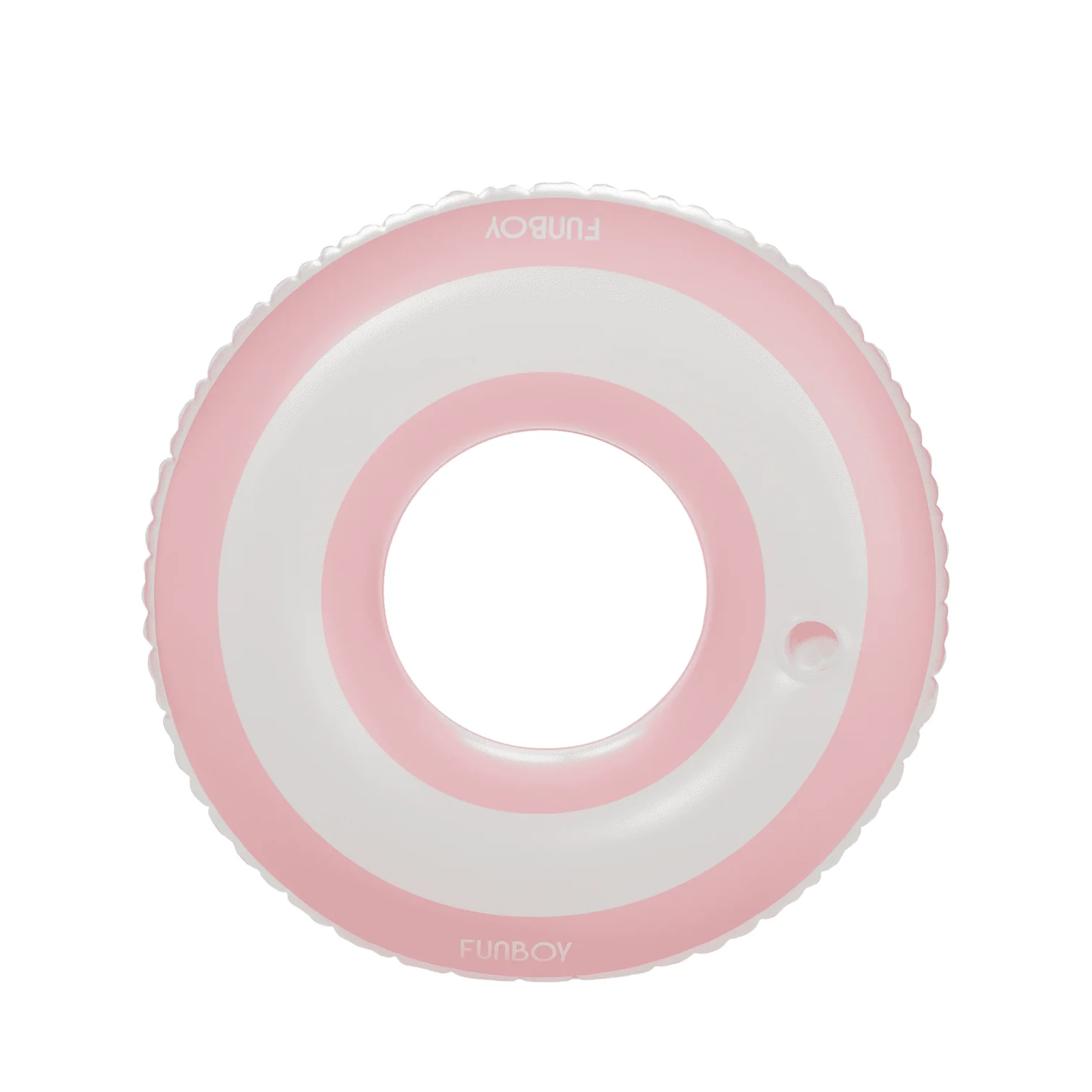 Pink Striped Tube Float