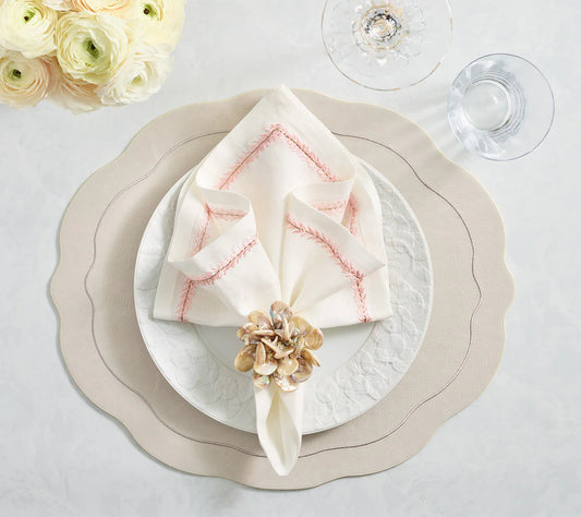 Tailored Ivory Placemat, Set of 4